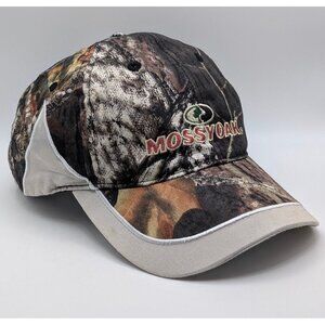 Mossy Oak Hat Cap Strap Back Brown Camouflage Camo Hunting Outdoor Hiking Unisex